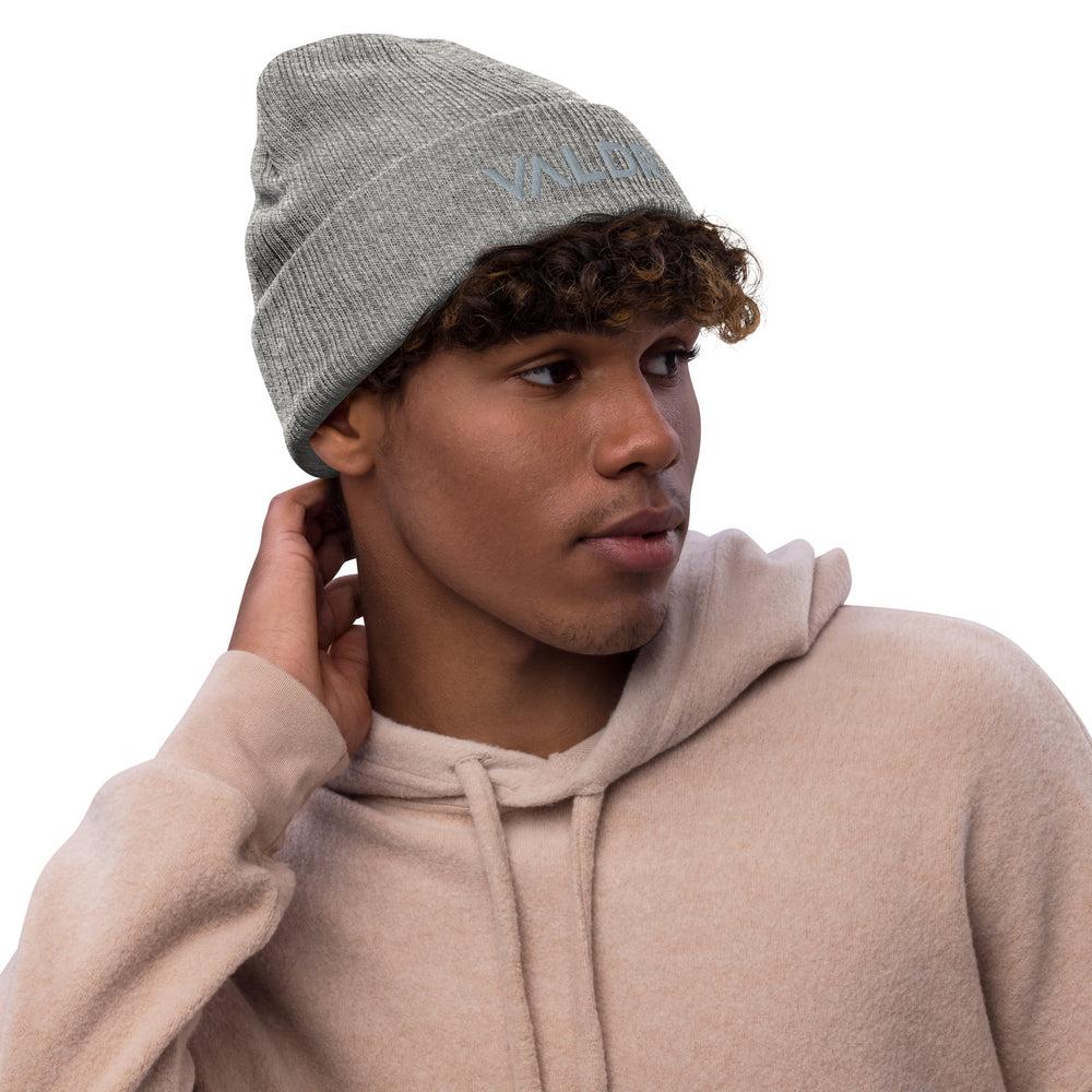 
                  
                    VALDR Ribbed knit beanie
                  
                